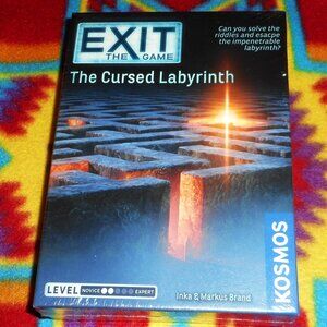EXIT: The Cursed Labyrinth | Exit: The Game | Family-Friendly, Card-Based Escape